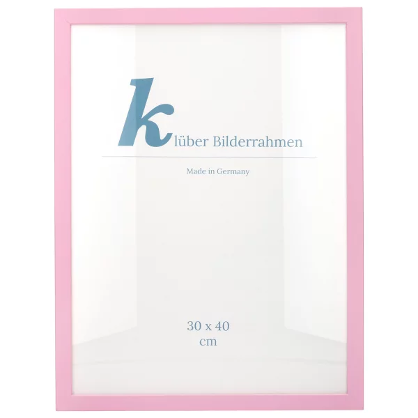 Cadre en bois Prisme 20x30 cm | rose clair | verre standard (2 mm)
