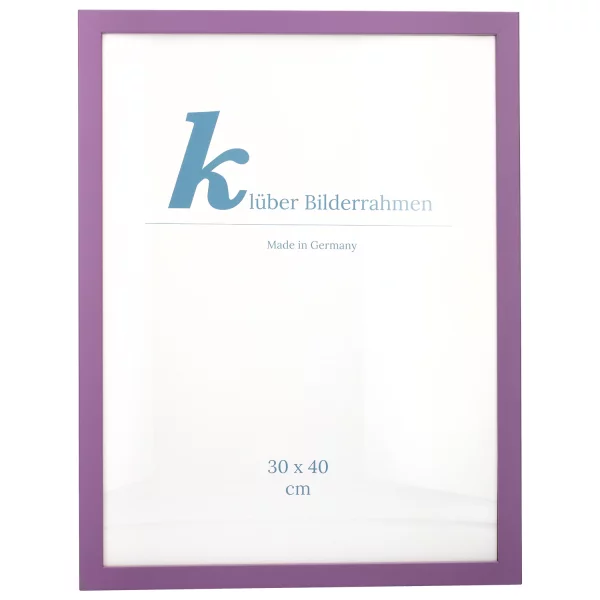 Cadre en bois Prisme 20x30 cm | lilas | verre standard (2 mm)