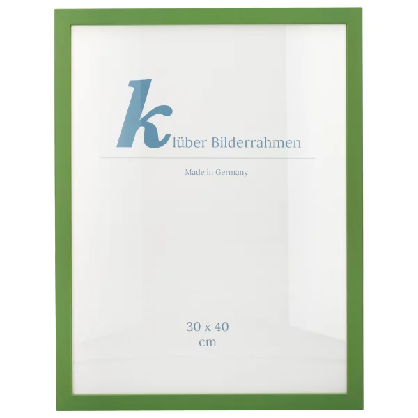 Cadre en bois Prisme 20x30 cm | vert moyen | verre standard (2 mm)