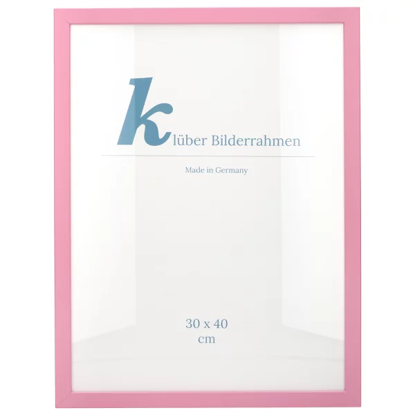 Cadre en bois Prisme 20x30 cm | rose | verre standard (2 mm)