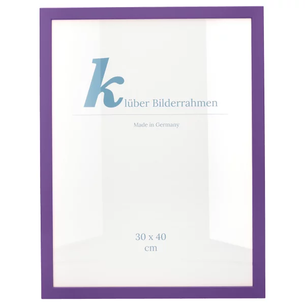 Cadre en bois Prisme 20x30 cm | violet | verre standard (2 mm)