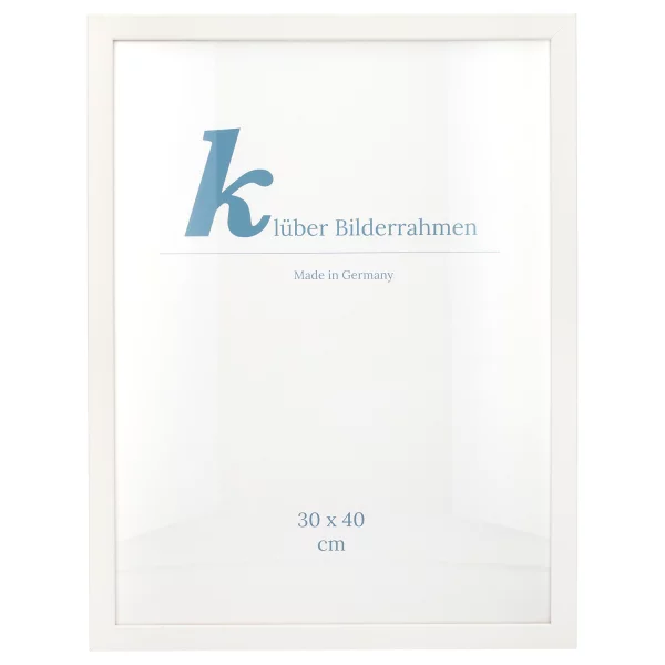 Cadre en bois Prisme 20x30 cm | blanc | verre standard (2 mm)