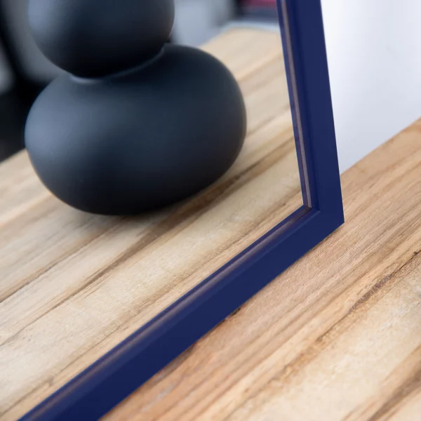 Wandspiegel Prisma nach Maß Dunkelblau | Spiegel (2 mm)