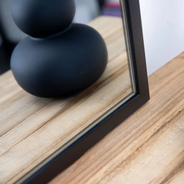 Wandspiegel Prisma nach Maß Schwarz | Spiegel (2 mm)