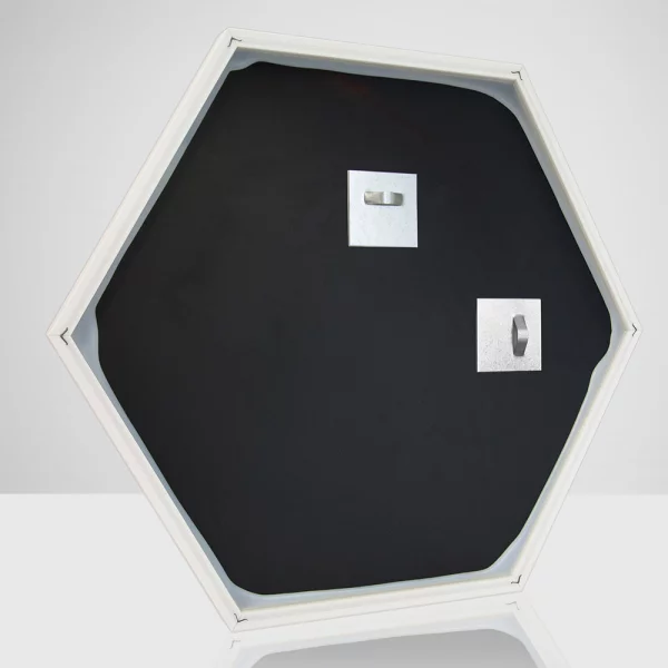 Hexagon Wandspiegel Honeycomb 35x40 cm | Silber | Spiegel (2 mm)