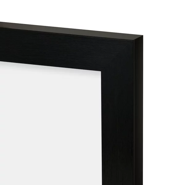 Galerie de photos avec laisse pour 4 photos 4x10x15 cm | noir brossé | cadre vide (sans verre ni panneau arrière)