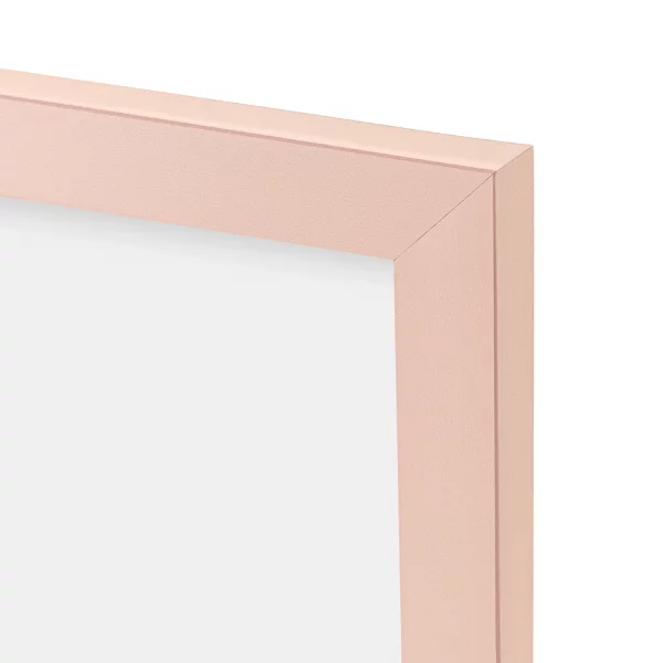 Kunststoff Bilderrahmen Maria 21x29,7 cm (A4) | Rosa | Kunstglas (2 mm)