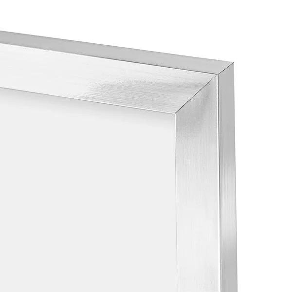 Kunststoff Bilderrahmen Maria 21x29,7 cm (A4) | Silber | Kunstglas (2 mm)