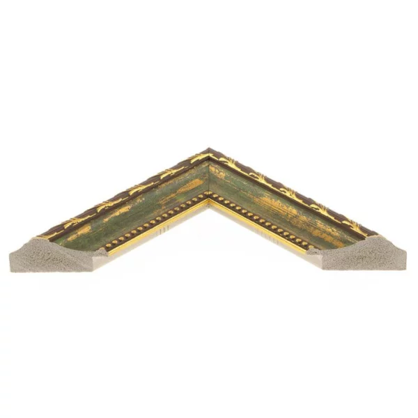 cadre baroque Fichtenau 18x24 cm | vert | verre antireflet mat (2 mm)