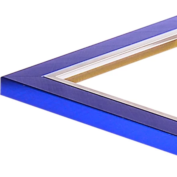 Cadre en plastique Offenburg 9x13 cm | bleu | verre standard (2 mm)