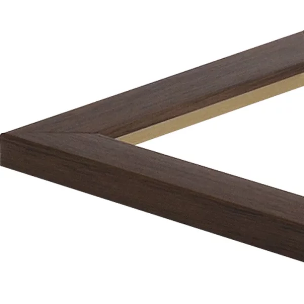 Cadre en plastique Weisweil 9x13 cm | noix | verre standard (2 mm)