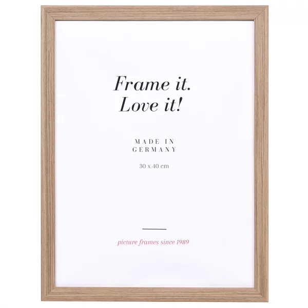 Cadre en bois Banize sur mesure noyer | verre standard (2 mm)