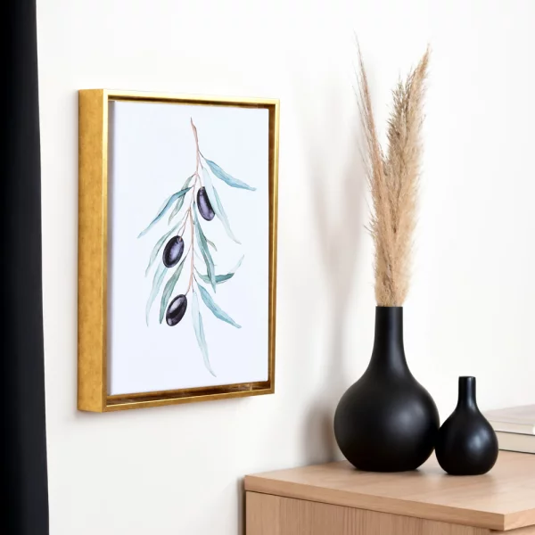 Schattenfugenrahmen Aurora 25x70 cm | Antikgold | Leerrahmen (ohne Glas und Rückwand)