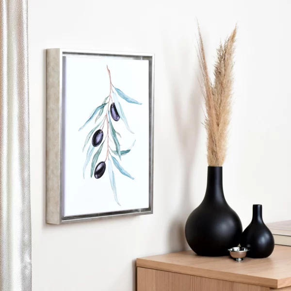 Schattenfugenrahmen Aurora 25x70 cm | Antiksilber | Leerrahmen (ohne Glas und Rückwand)