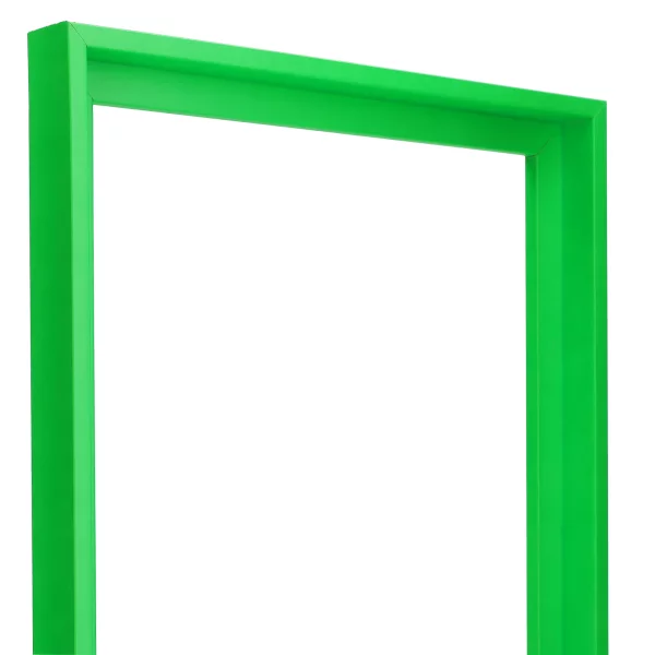 Schattenfugenrahmen Neon 70x100 cm | Neongrün | Leerrahmen (ohne Glas und Rückwand)