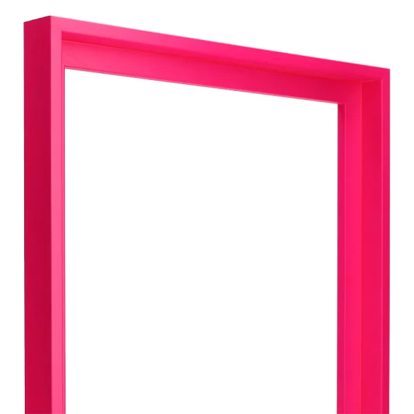 Schattenfugenrahmen Neon 70x100 cm | Neonpink | Leerrahmen (ohne Glas und Rückwand)