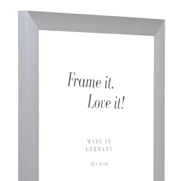 Klassifizierter Standard A1 Brandschutzrahmen Econ breit 25x70 cm | silber matt | Normalglas (2 mm)