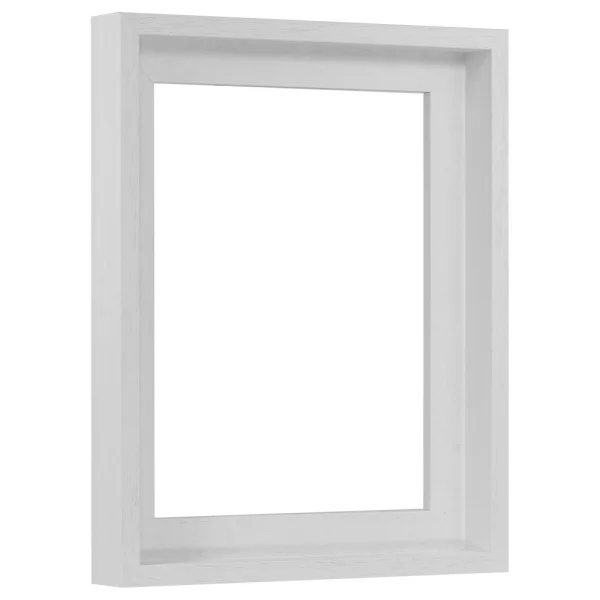 Caisse américaine Eclipse XL 30x30 cm | blanc | cadre vide (sans verre ni panneau arrière)