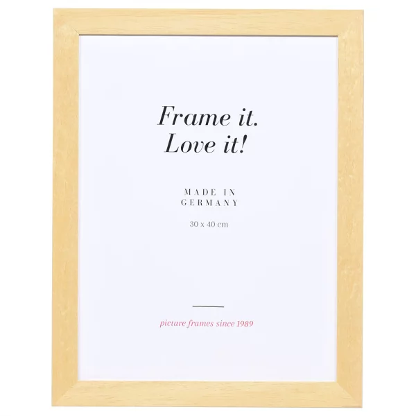Cadre en bois Nouvelle 9x13 cm | naturel | verre standard (2 mm)