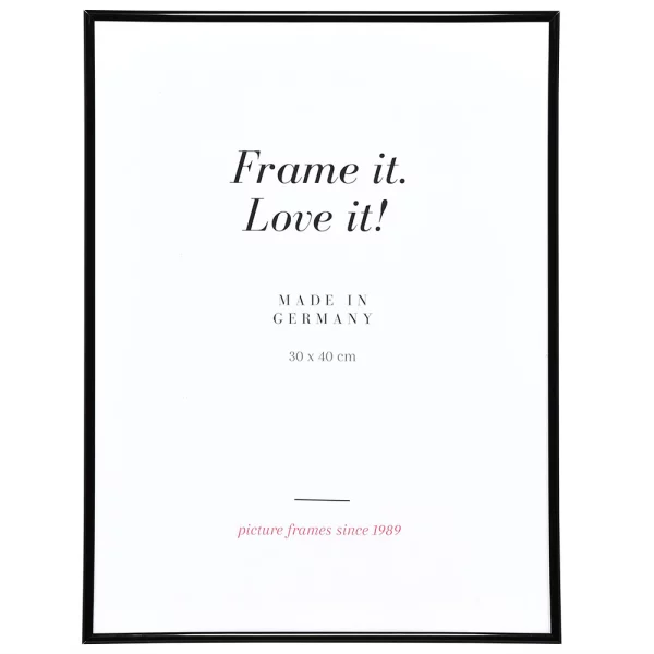 Cadre en plastique ART 42x59,4 cm (A2) | noir | verre standard (2 mm)