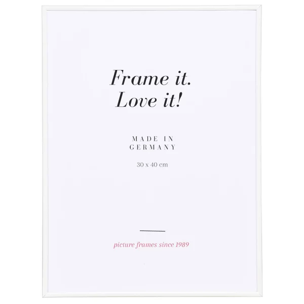Cadre en plastique ART 70x100 cm | blanc | verre standard (2 mm)
