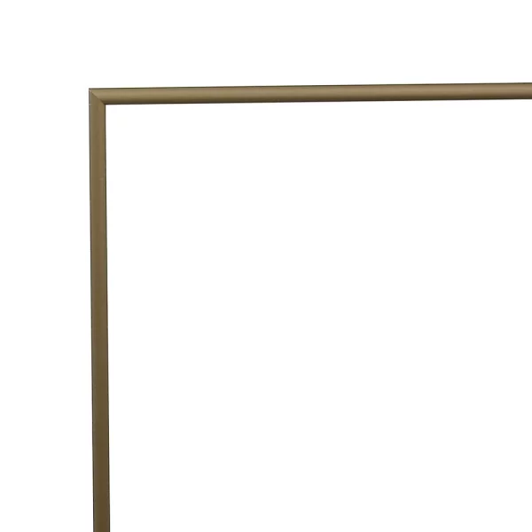 Alu Badezimmer-Spiegel Quadro 50x50 cm | bronze matt | Spiegel (3 mm)