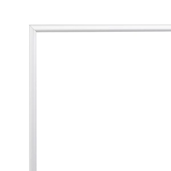 Alu Spiegelrahmen Quadro 18x24 cm | silber matt | Spiegel (3 mm)