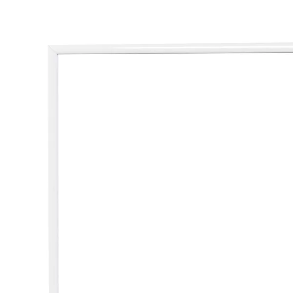 Cadre en aluminium Quadro pour miroir 18x24 cm | blanc RAL 9010 | miroir (3 mm)