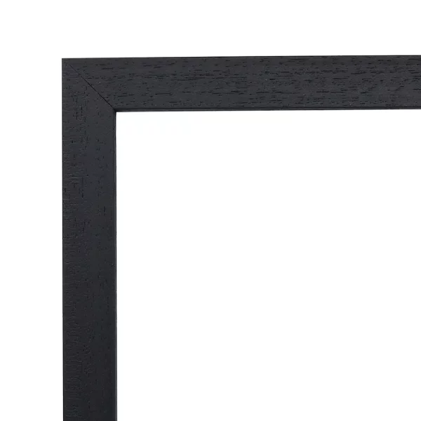Spiegelrahmen Nouvelle 24x30 cm | schwarz | Spiegel (3 mm)