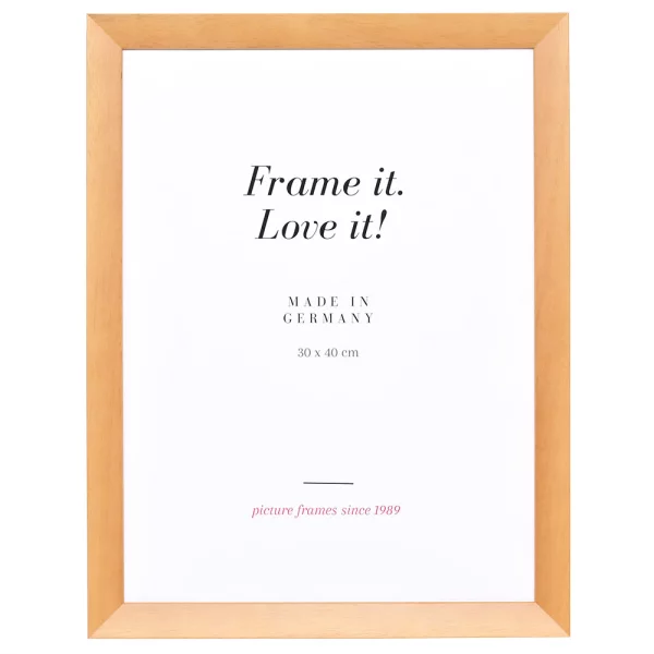 Cadre en bois Top N 10x10 cm | bouleau | verre standard (2 mm)