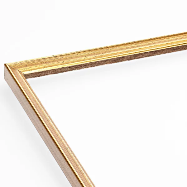 Barockrahmen Genf 20x30 cm | altgold, patiniert | Normalglas (2 mm)