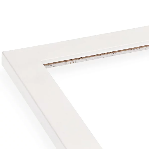 Holzrahmen Bellinzona nach Maß Weiß seidenmatt | Leerrahmen (ohne Glas und Rückwand)