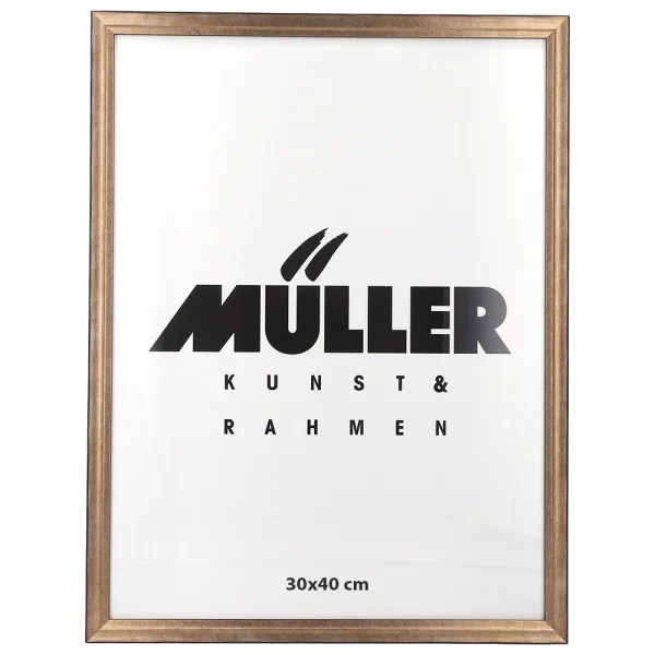 Cadre en bois Saxe Anhalt 60x70 cm | cuivre | verre acrylique UV 90 (3 mm)