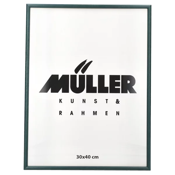 Cadre en bois Hesse 5x5 cm | vert sapin | verre standard (2 mm)
