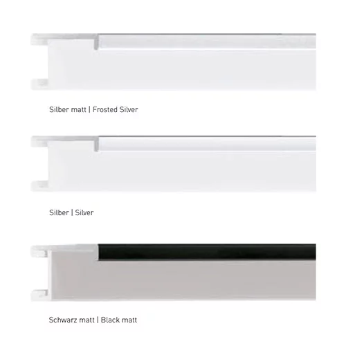Alu-Bilderrahmen Profil 33 nach Maß Silber matt | Normalglas (2 mm)