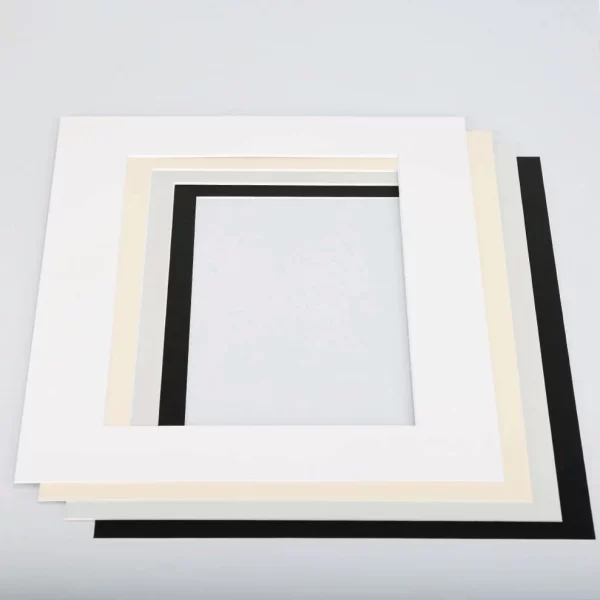 1,4 mm Fertig-Passepartout 13x18 cm (9x13 cm) | Porcelain