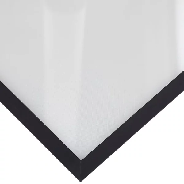 Alurahmen C2 - Art Edition 18x24 cm | Struktur Schwarz matt | Museumsglas UV 70 entspiegelt