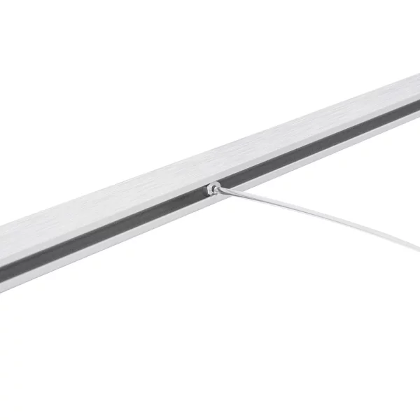 Galerijrail Economy zonder toebehoren 3 m | zilver, mat