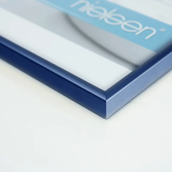 Alu Bilderrahmen Classic 60x80 cm | Blu | Normalglas (2 mm)