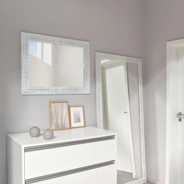 Wandspiegel Chiara - 70x170 cm 70x170 cm | Silber/Weiß | Spiegel (2 mm)