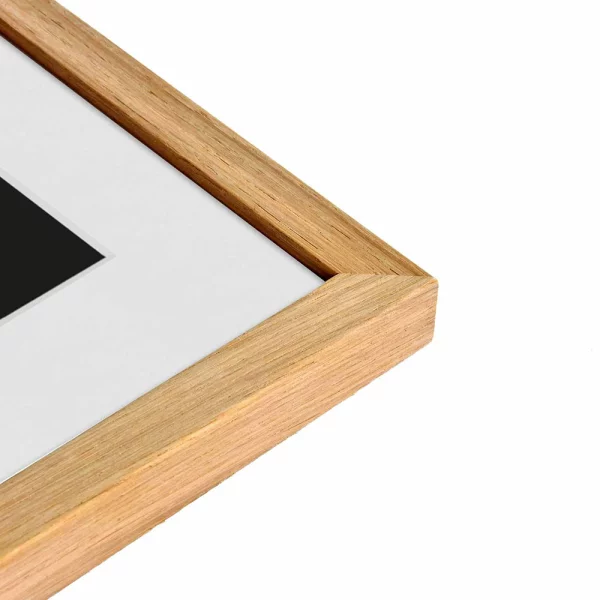 Cadre en bois Skava avec passe-partout 29,7x42 cm (21x29,7 cm) | naturel | verre standard (2 mm)