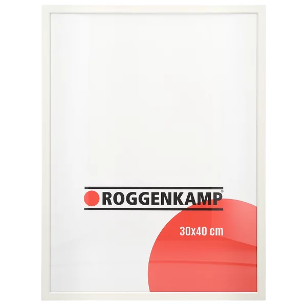 Cadre en aluminium Profil K 21x29,7 cm (A4) | blanc | verre standard (3 mm)