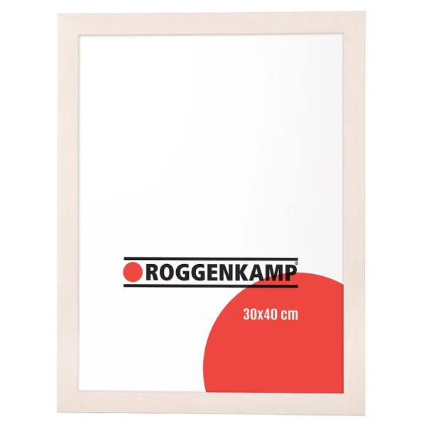 Cadre en bois de hêtre / érable 21x29,7 cm (A4) | érable blanc glacé | verre standard (3 mm)