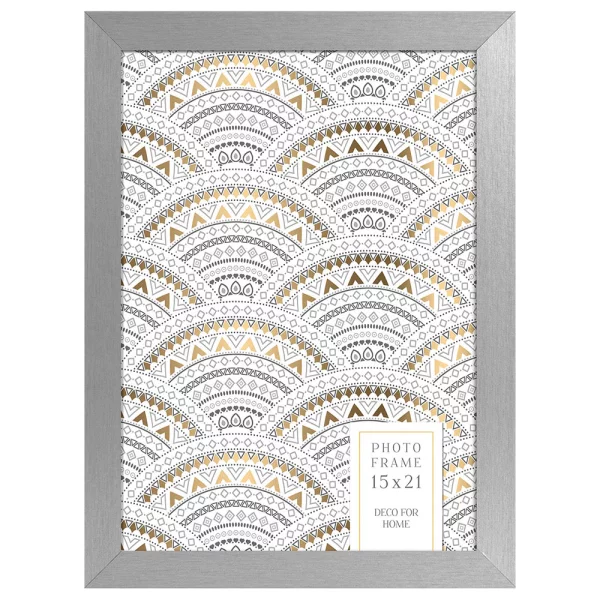 Cadre en bois Sanremo (MDF) 10x15 cm | gris clair | verre standard (2 mm)