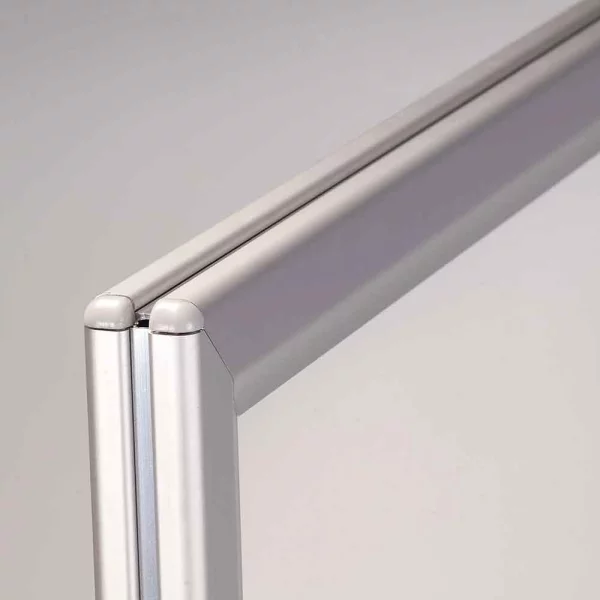 Kundenstopper WindPro 59,4x84,1 cm (A1) | silber | Kunstglas mattiert (1 mm)