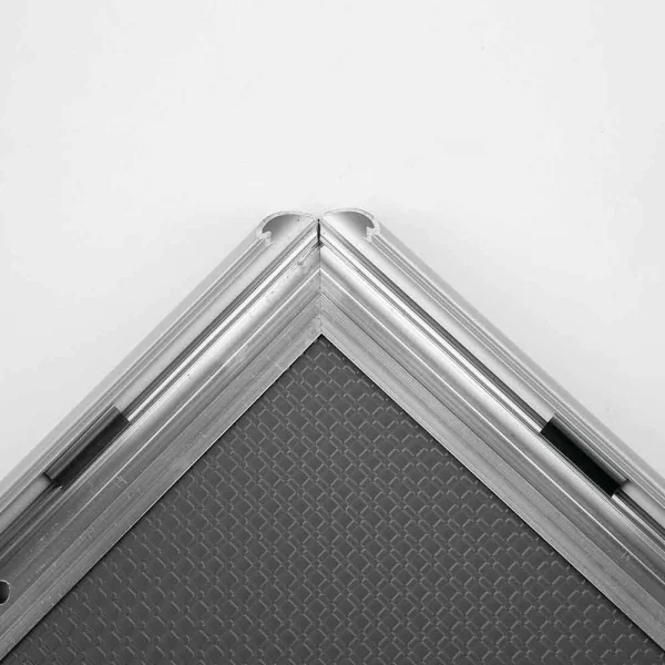 Klapprahmen 15 mm Gehrung 14,8x21 cm (A5) | silber | Kunstglas mattiert (1 mm)