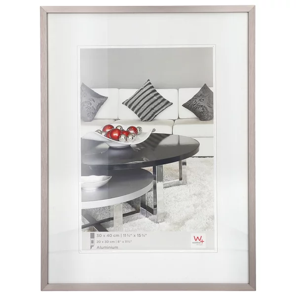 Cadre en aluminium Chair 20x30 cm | acier | verre standard (2 mm)