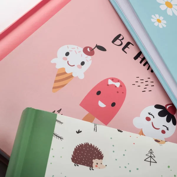 Album photo pour enfants avec 50 pages à coller, 26 x 25 cm 26x25 cm | bleu