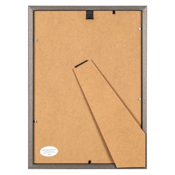 Cadre photo en plastique Beyond dans des coloris métallisés avec bord intérieur argenté 29,7x42 cm (A3) | Gold-Silber | verre standard (2 mm)