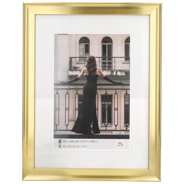 Cadre en plastique Venise 13x18 cm | or | verre standard (2 mm)